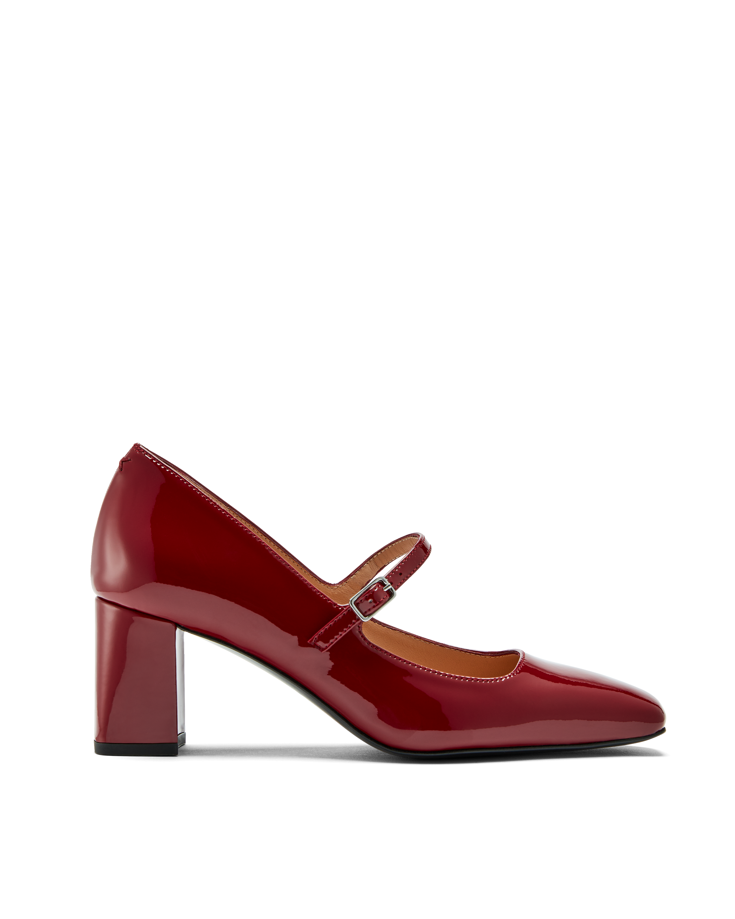 INEZ - Comfortable High Heels - Celine: Burgundy Patent Leather Pumps INEZ - Comfortable High Heels - Celine: Burgundy Patent Leather Pumps