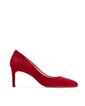 Lola: Deep Red Suede