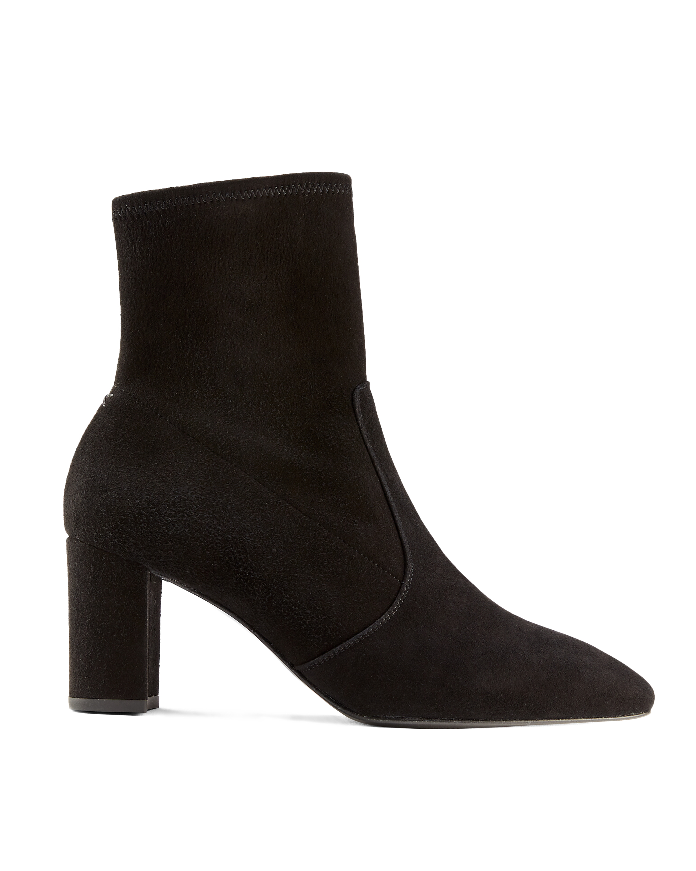 Paz 70 Stretch: Black Suede – INEZ