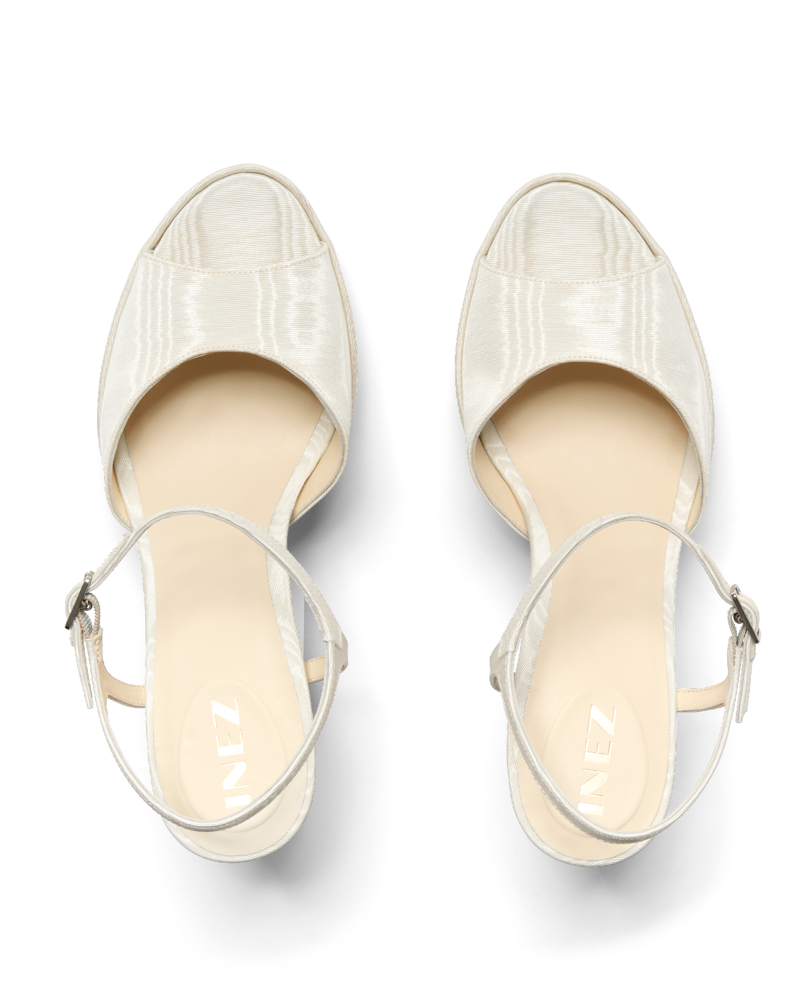 Camilla: Cream Moire Satin