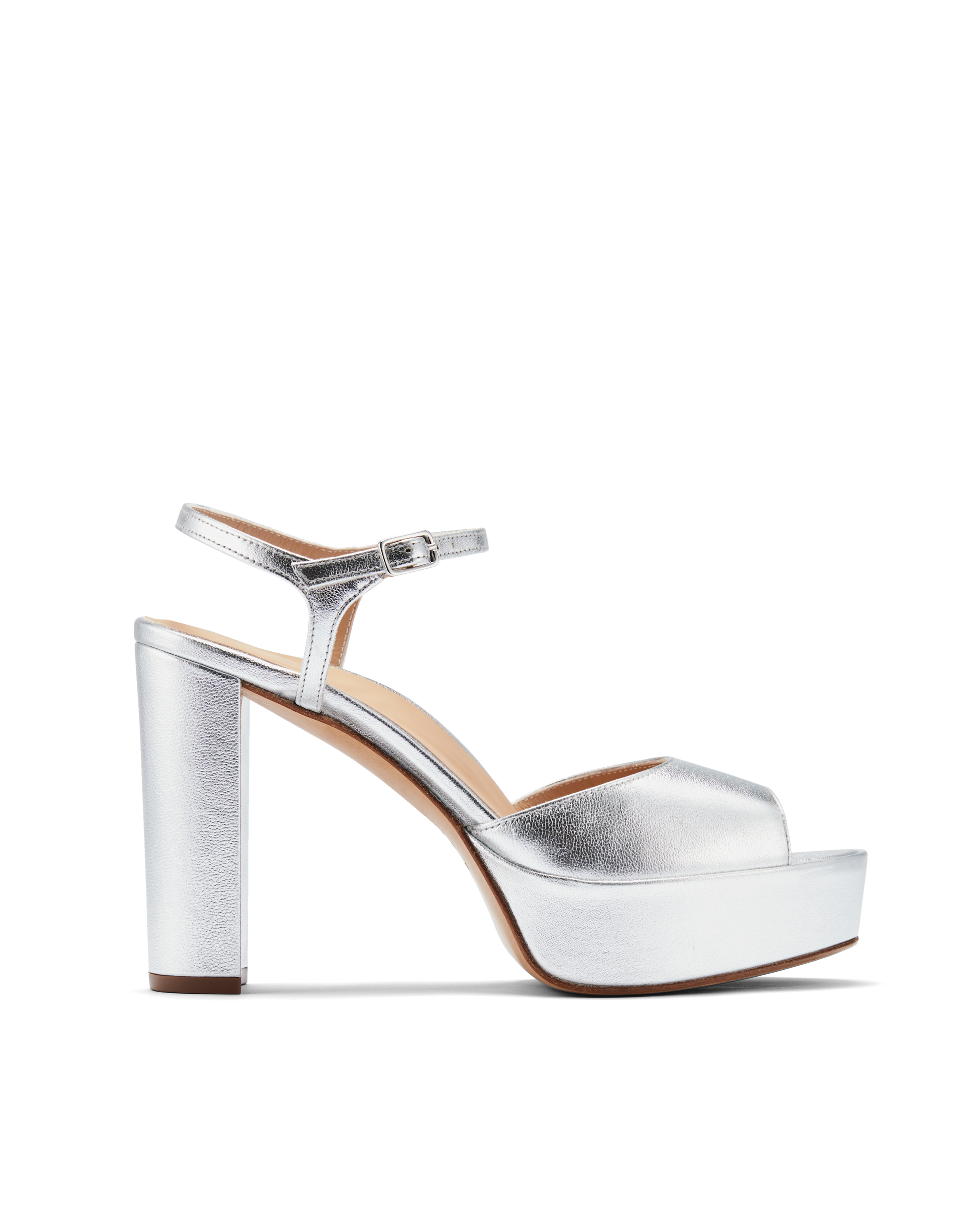 Comfortable clearance silver heels