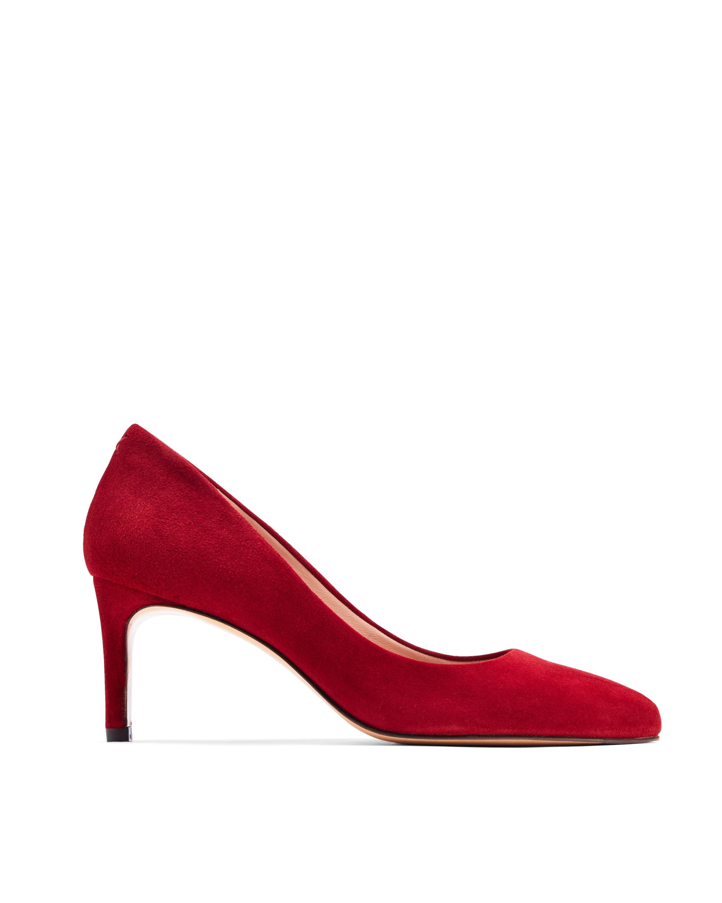 Lola: Deep Red Suede