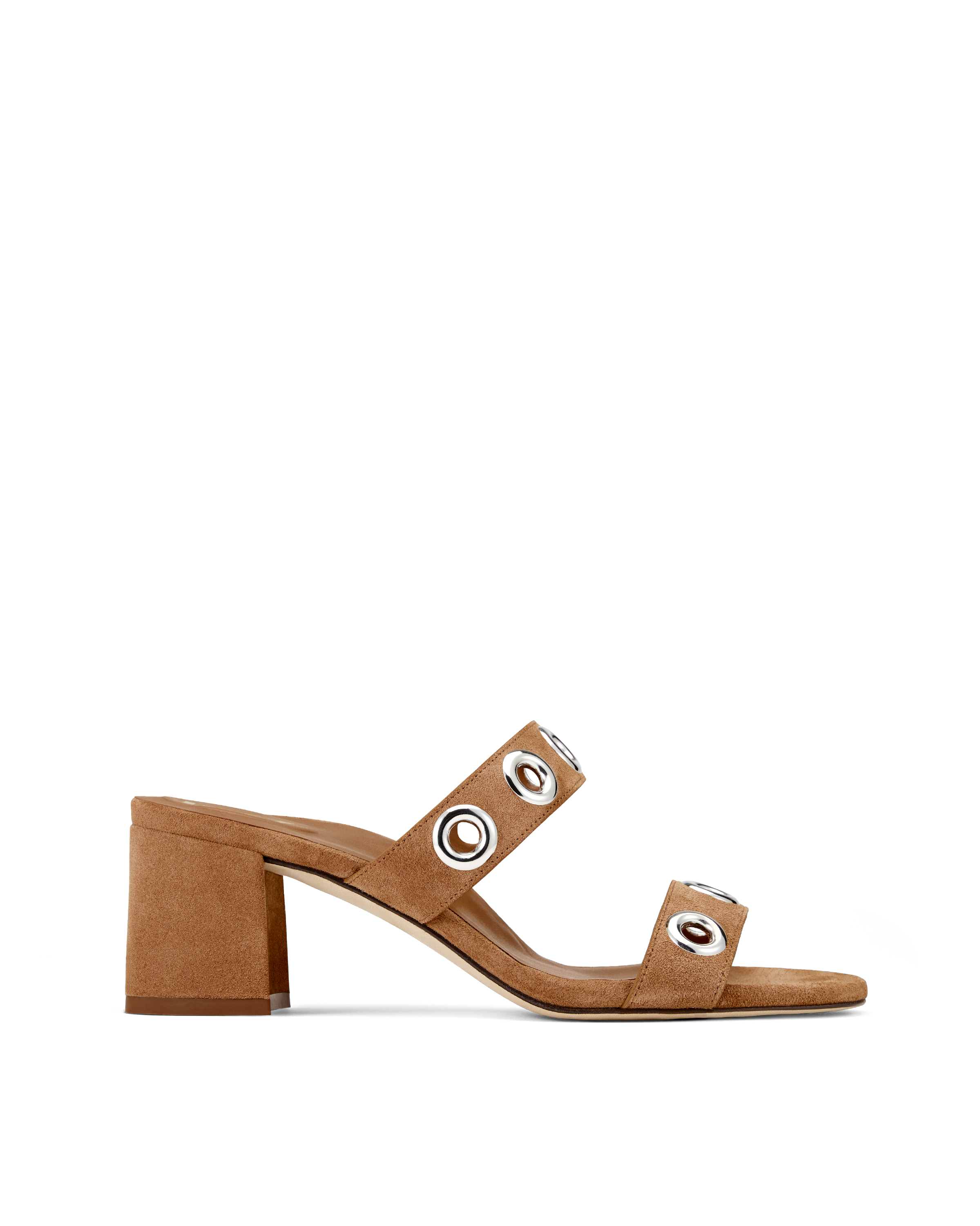 Lulu: Toffee Suede with Grommets