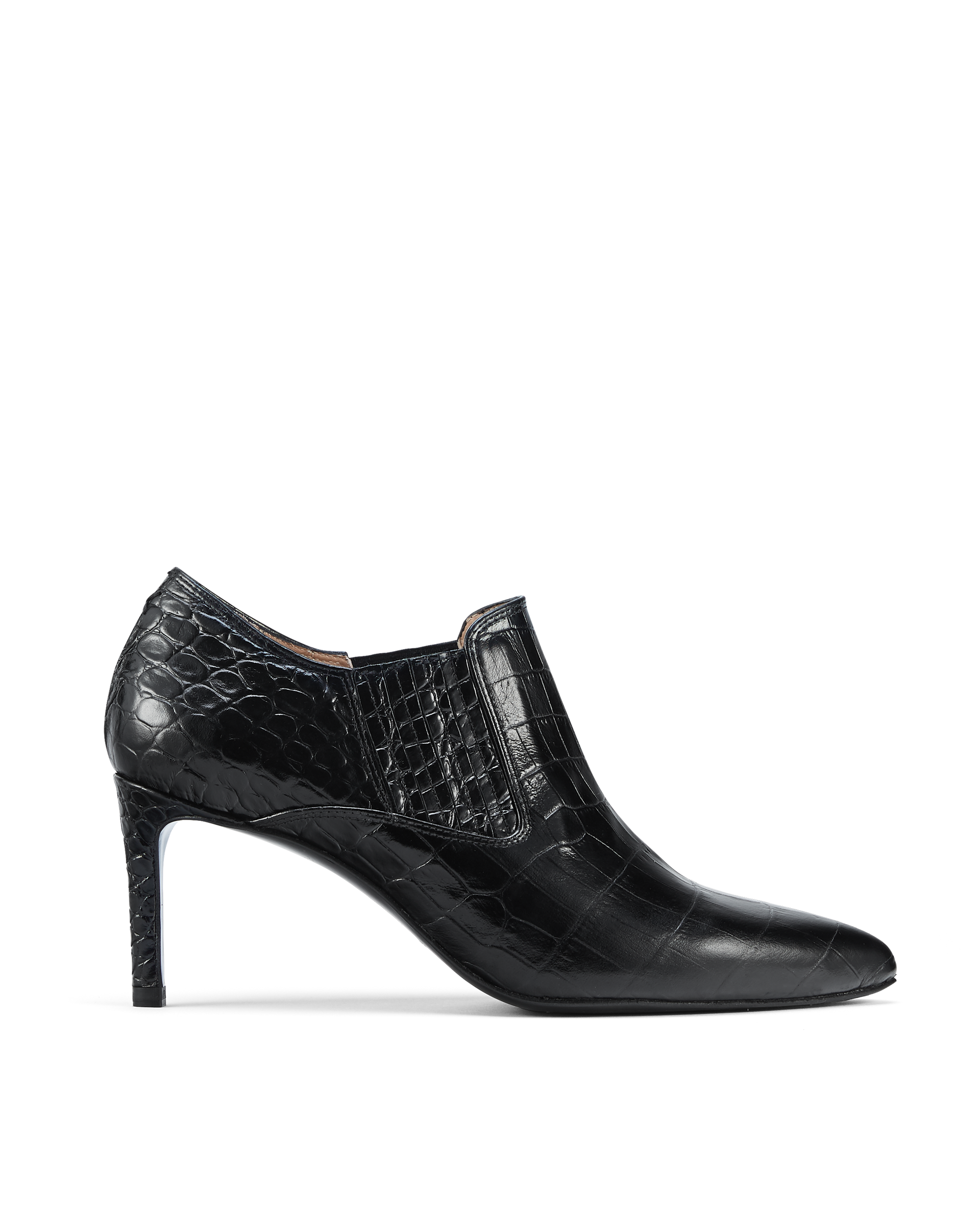 Marisol 70: Black Croco Emboss – INEZ