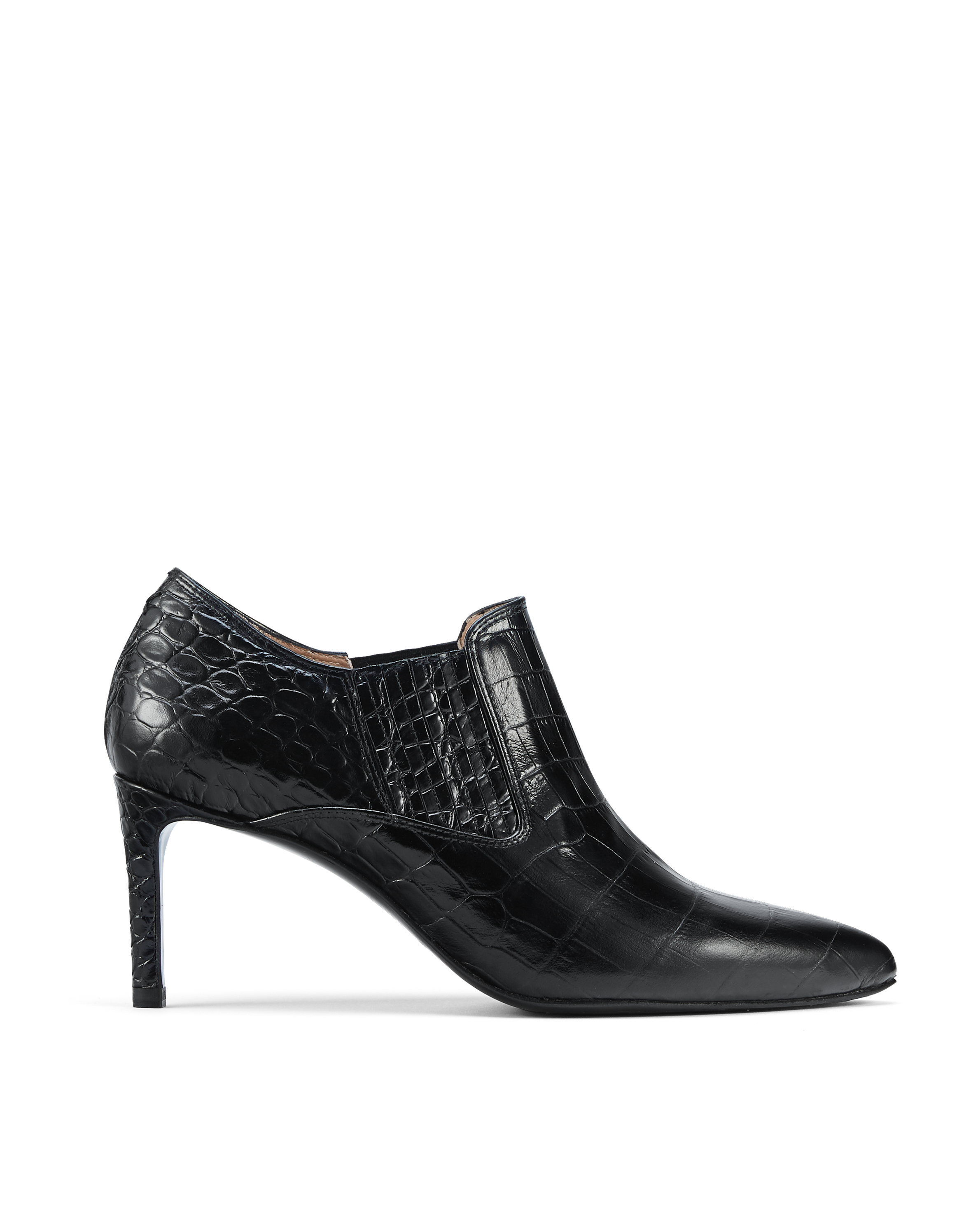 Black quilted women's inez 2024 booties