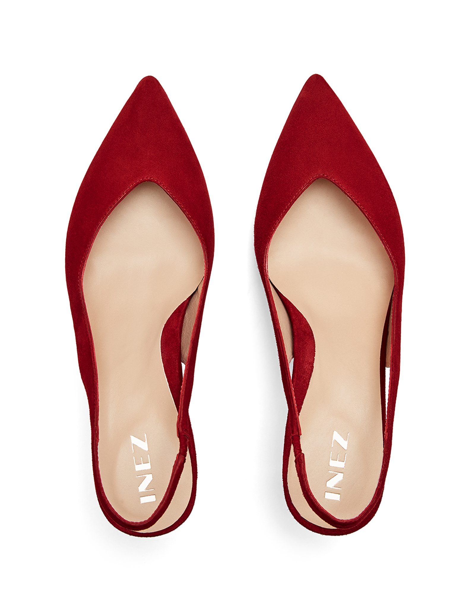Mia: Deep Red Suede