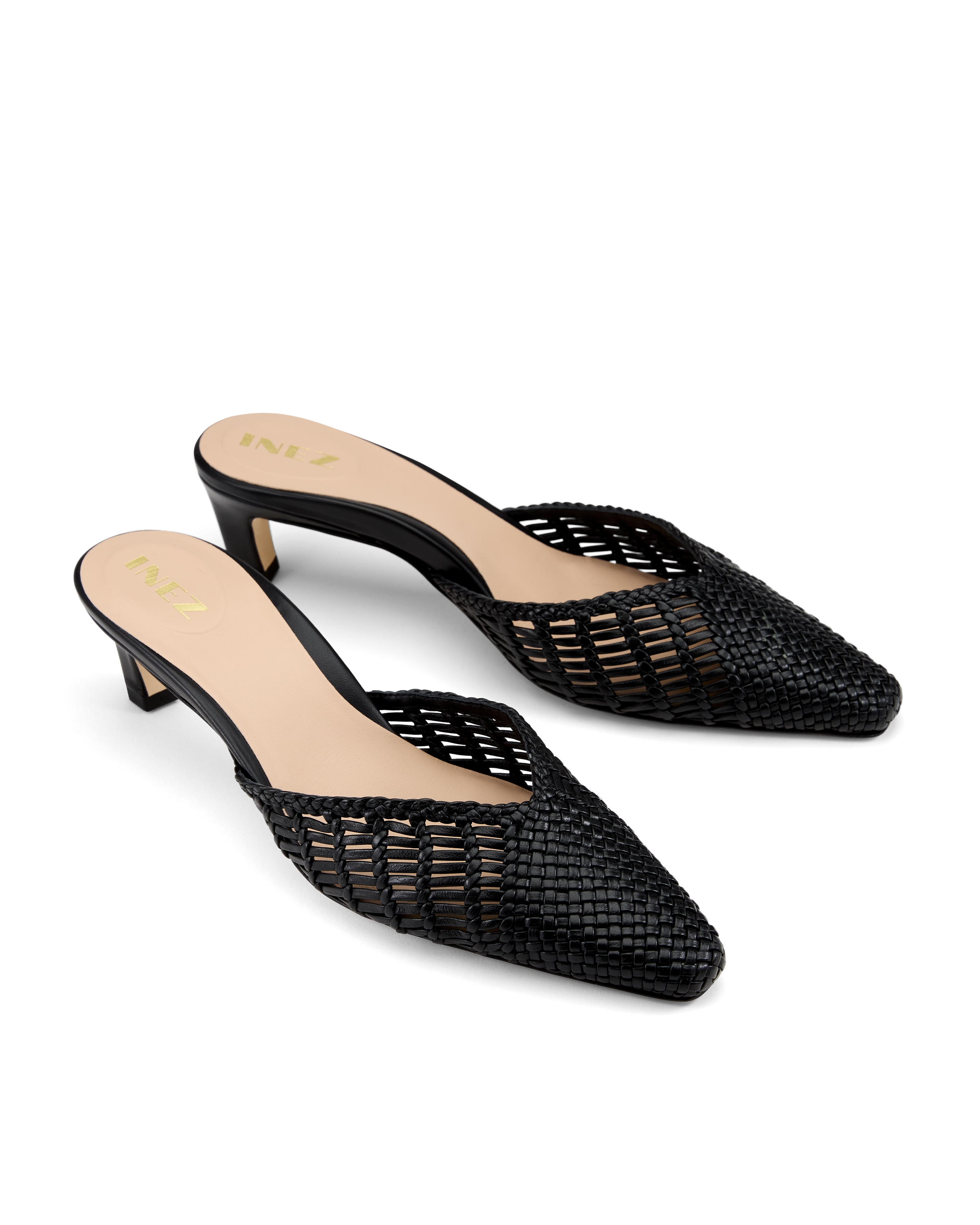 Palma: Black Woven Nappa