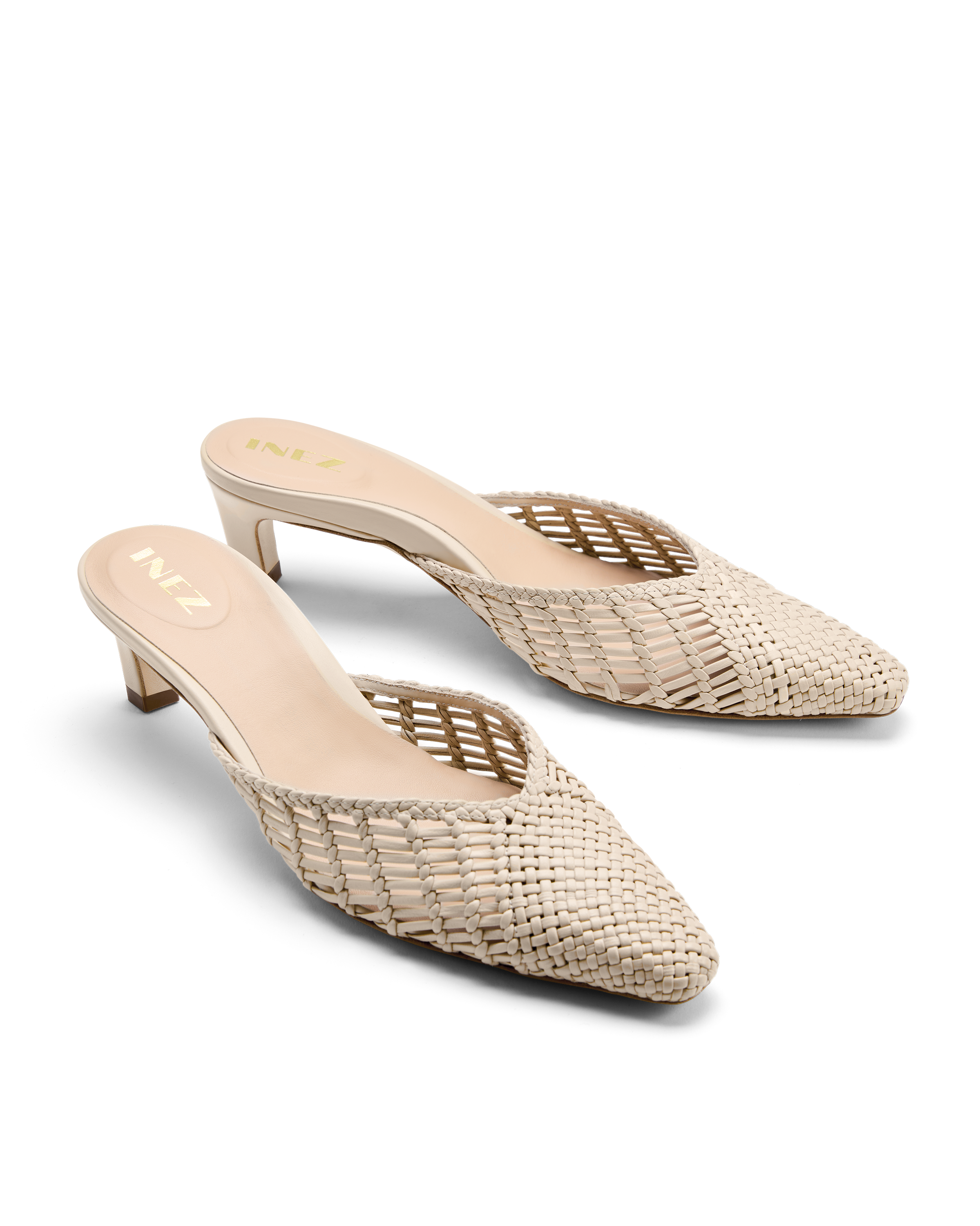 Palma: Crema Woven Nappa