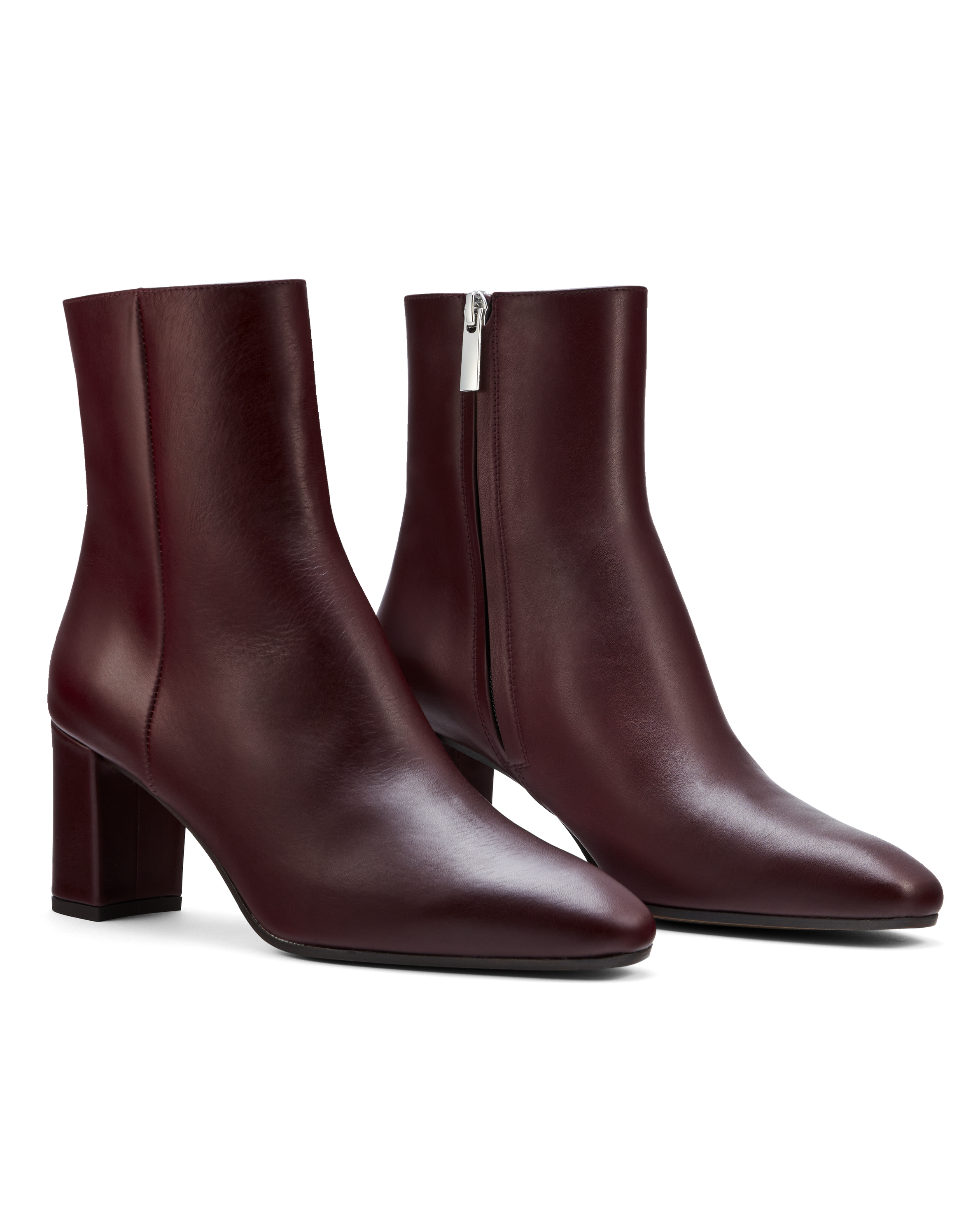 Burgundy 2025 calf boots