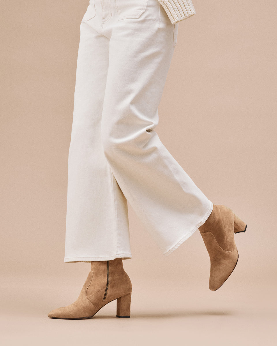 Paz 70 Stretch: Ginger Suede – INEZ