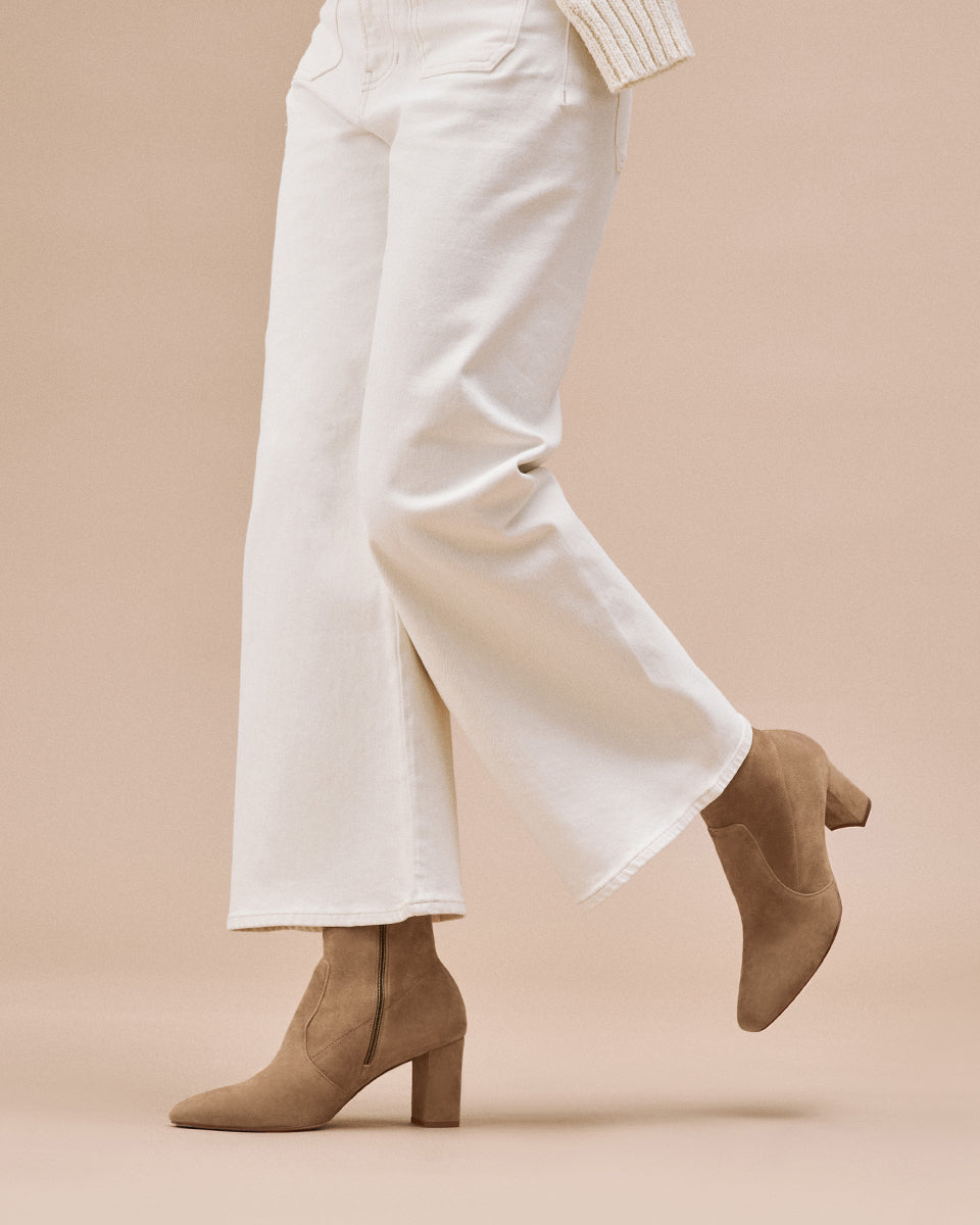 Paz 70 Stretch: Ginger Suede – INEZ